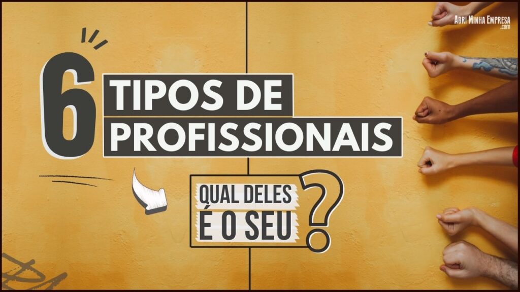 6 Tipos de Profissionais 1024x576 - 6 TIPOS DE PROFISSIONAIS: Qual Deles É o Seu?