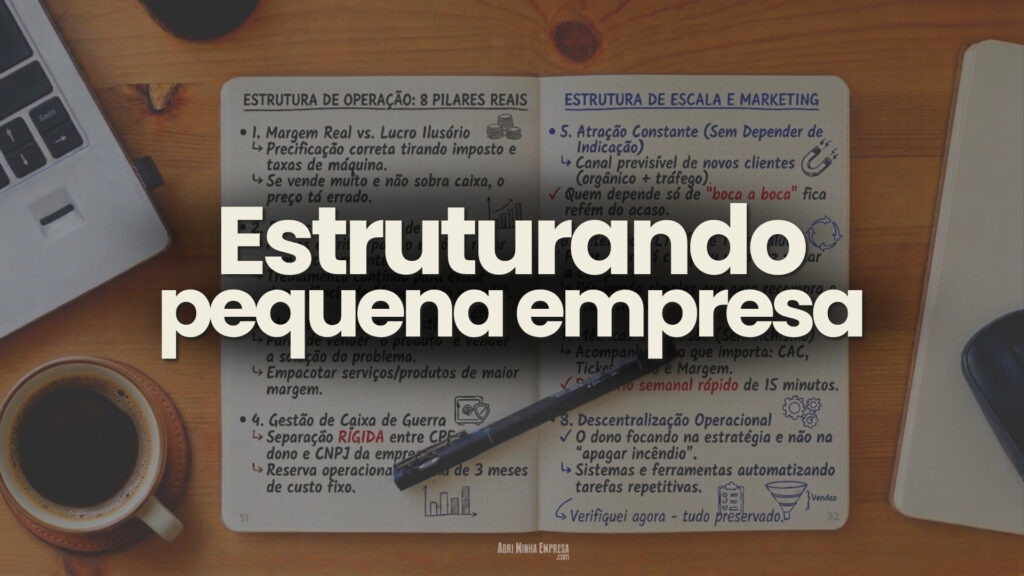 a estrutura basica para uma empresa pequena funcionar e nao quebrar 1 1024x576 - A Estrutura Básica para uma Empresa Pequena Funcionar (e não quebrar)